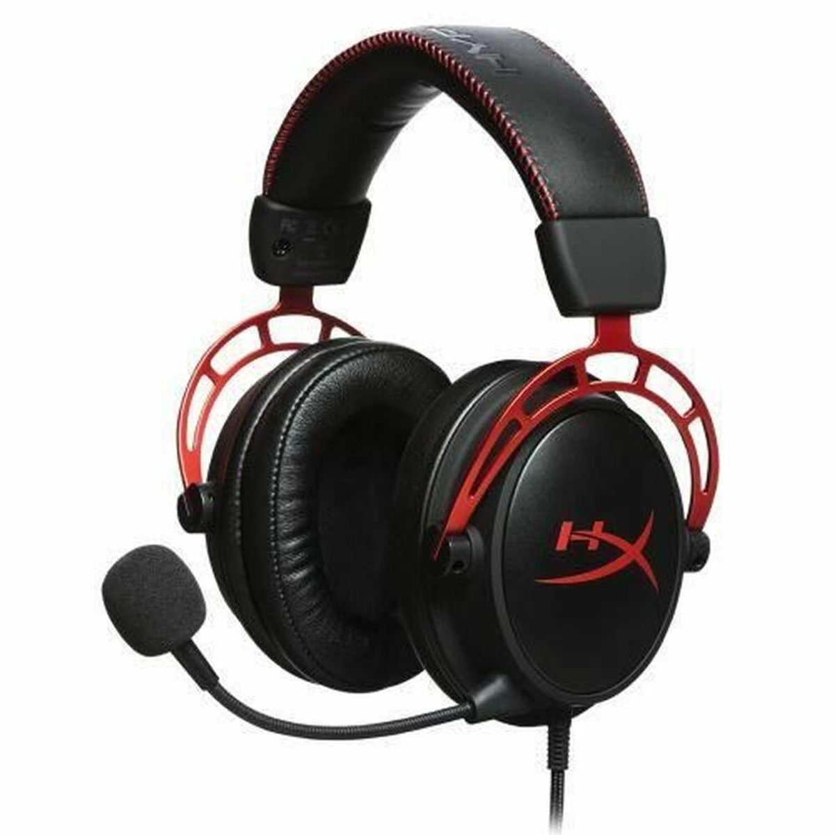 Hovedtelefoner med mikrofon Hyperx HyperX Cloud Alpha Sort Rød Rød/Sort