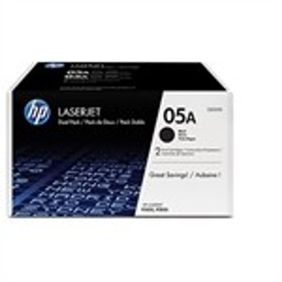 HP 05A - CE505D Sort lasertoner Original