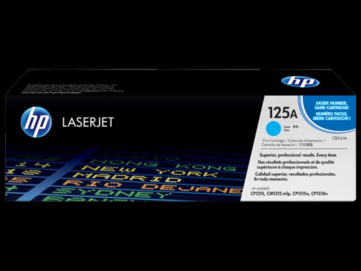 HP 125A - CB541A Toner Original Cyan 1400 sider