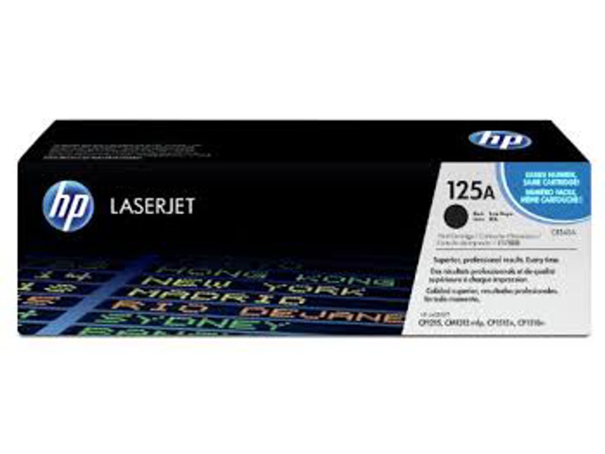 HP 125a Toner Cb540a Sort