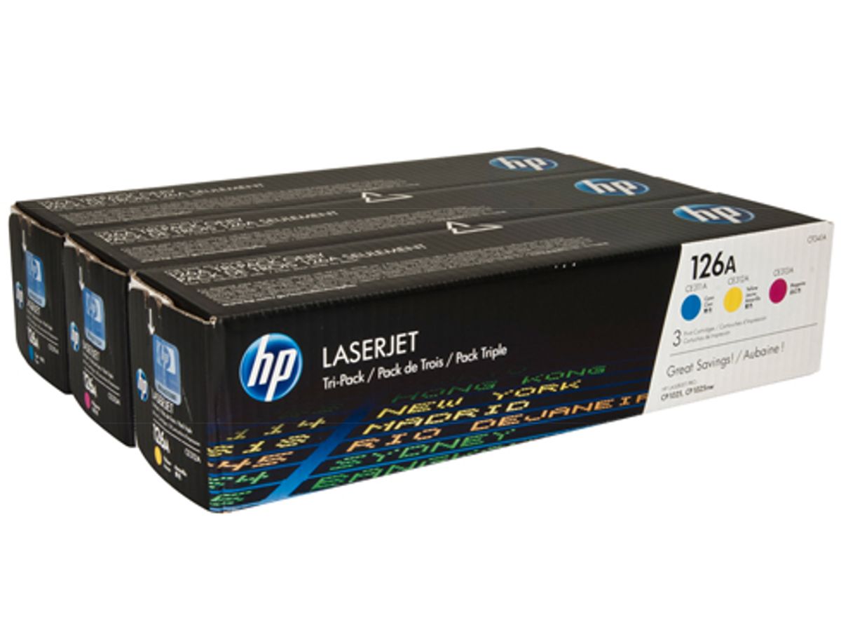 HP 126a Toner Cf341a CMY