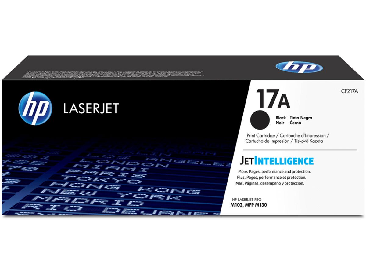 HP 17A Toner Cf217a Sort