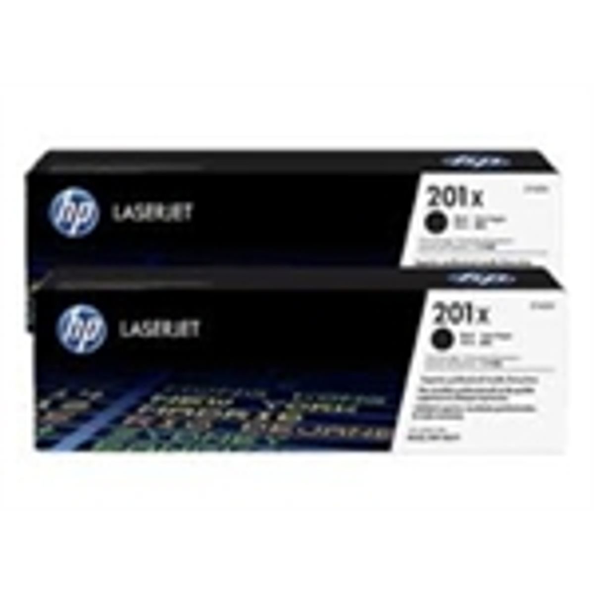 HP 201X sort toner 2-Pack toner Original