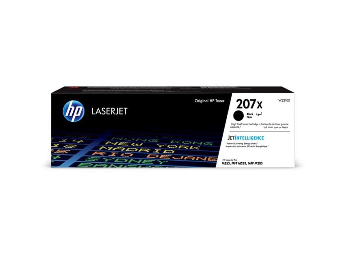 HP 207x Toner W2210x Sort