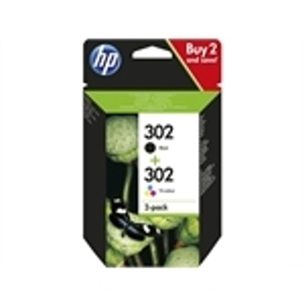 HP 302 Combi Pack - 2 printerpatroner Original