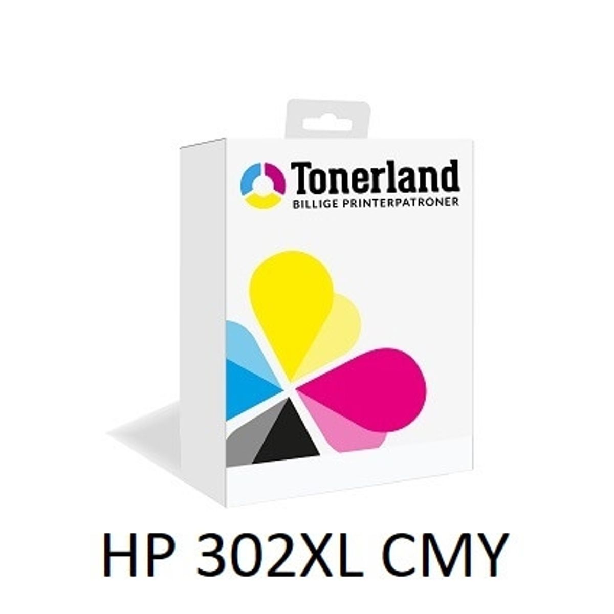 HP 302 XL Color kompatibel blæk