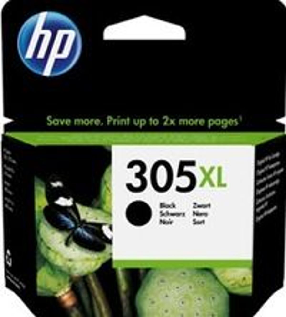 HP 305XL Sort Printerpatron 3YM62AE Original