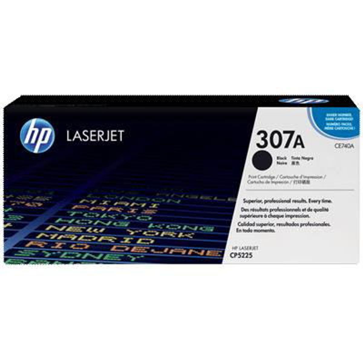 HP 307A CE740A Sort Lasertoner, 7.000 sider