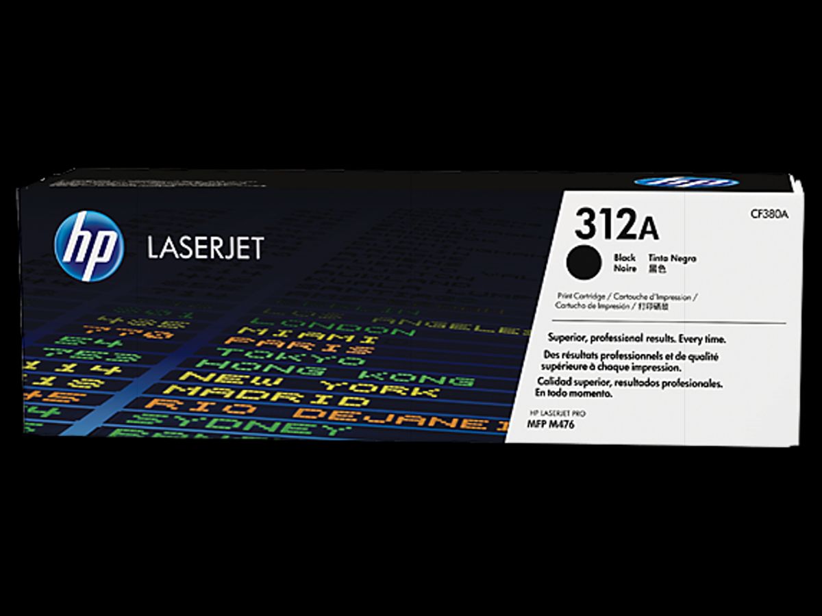 HP 312a Toner Cf380a Sort