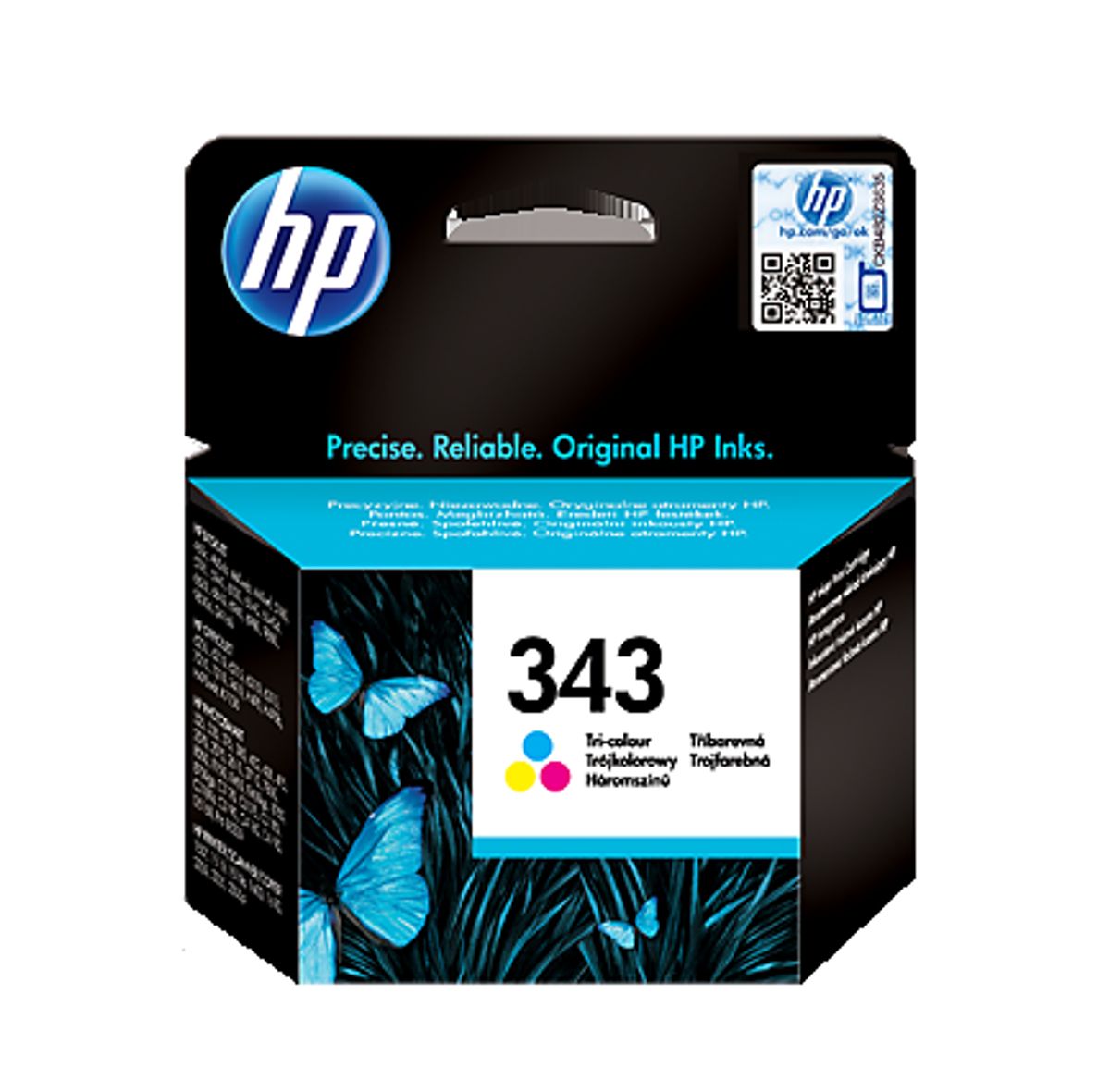 HP 343 C PSC 2610 - C8766EE Original - Farve 7 ml