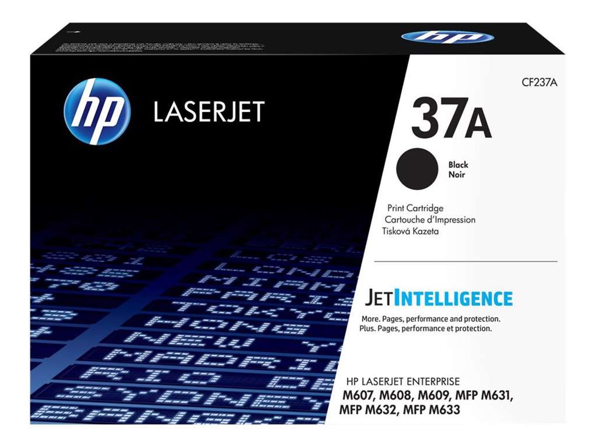 HP 37A Toner Cf237a Sort