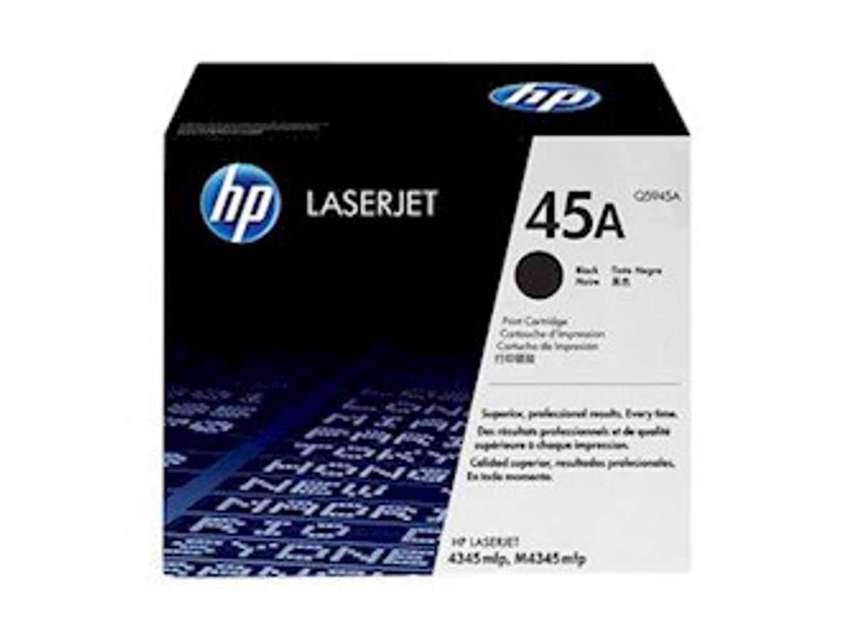 HP 45A Toner Q5945a Sort