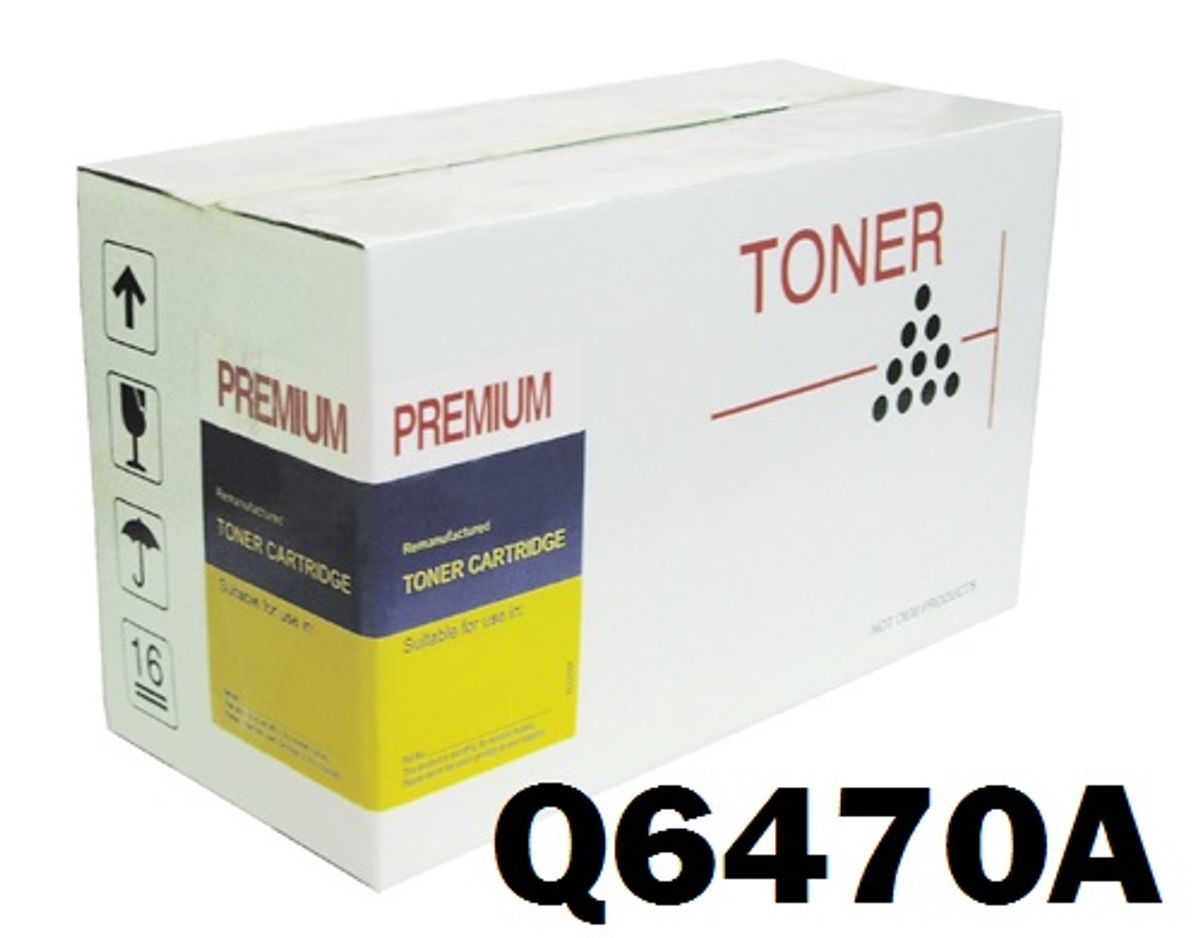 HP 501A Q6470A Sort Toner Kompatibel