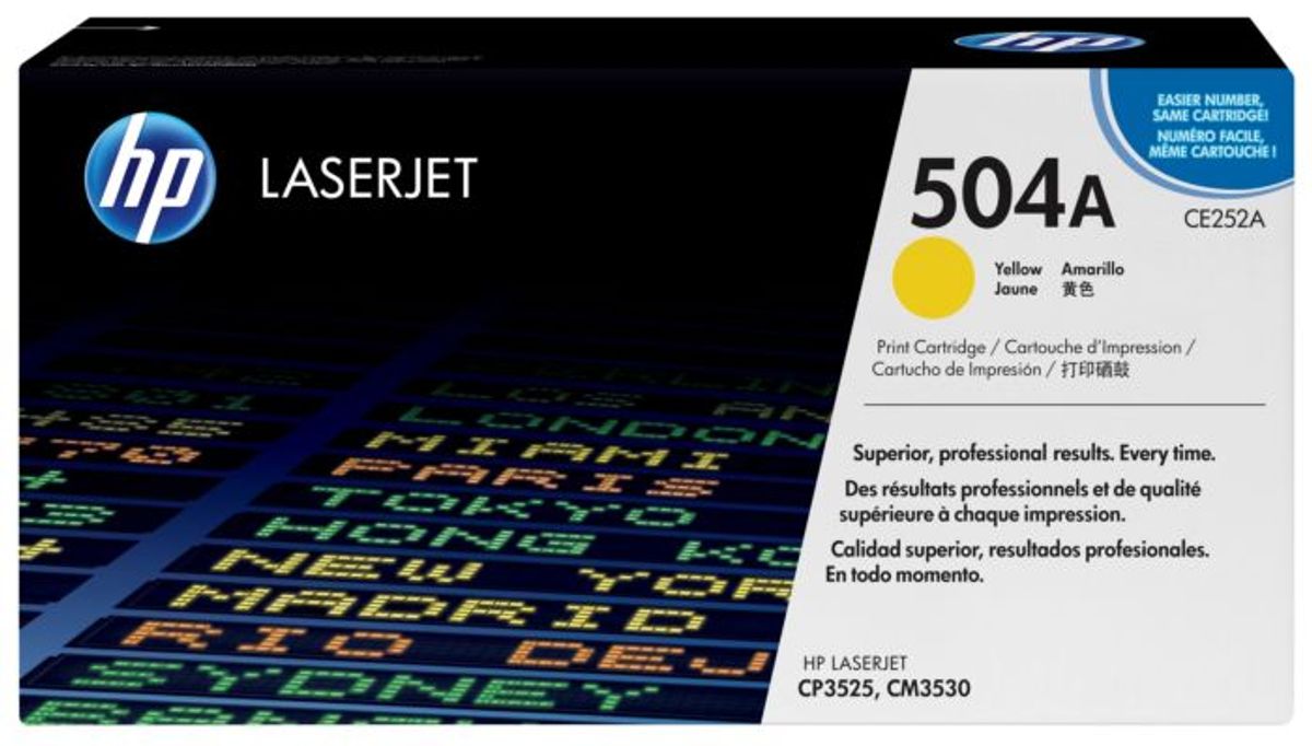 HP 504A toner yellow