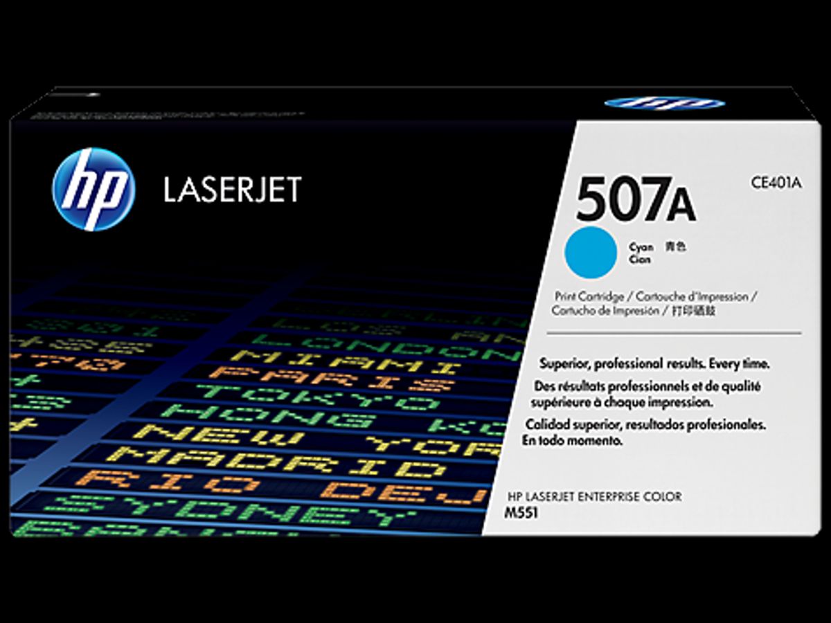 HP 507a Toner Ce401a Cyan