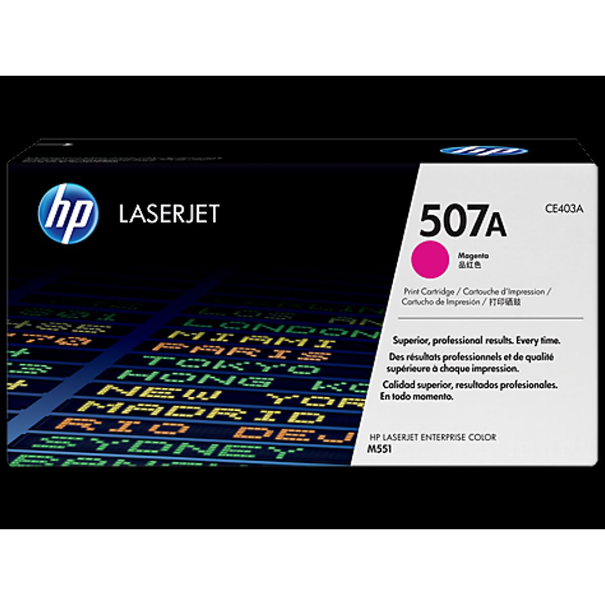 HP 507a Toner Ce403a Magenta