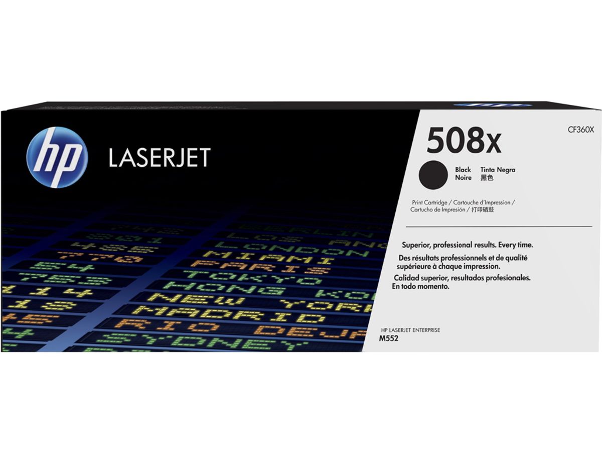 HP 508x Toner Cf360x Sort