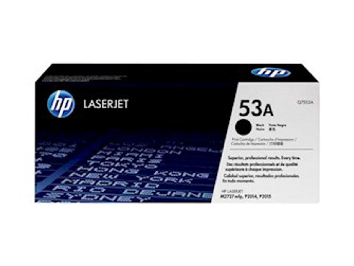 HP 53A Toner Q7553a Sort