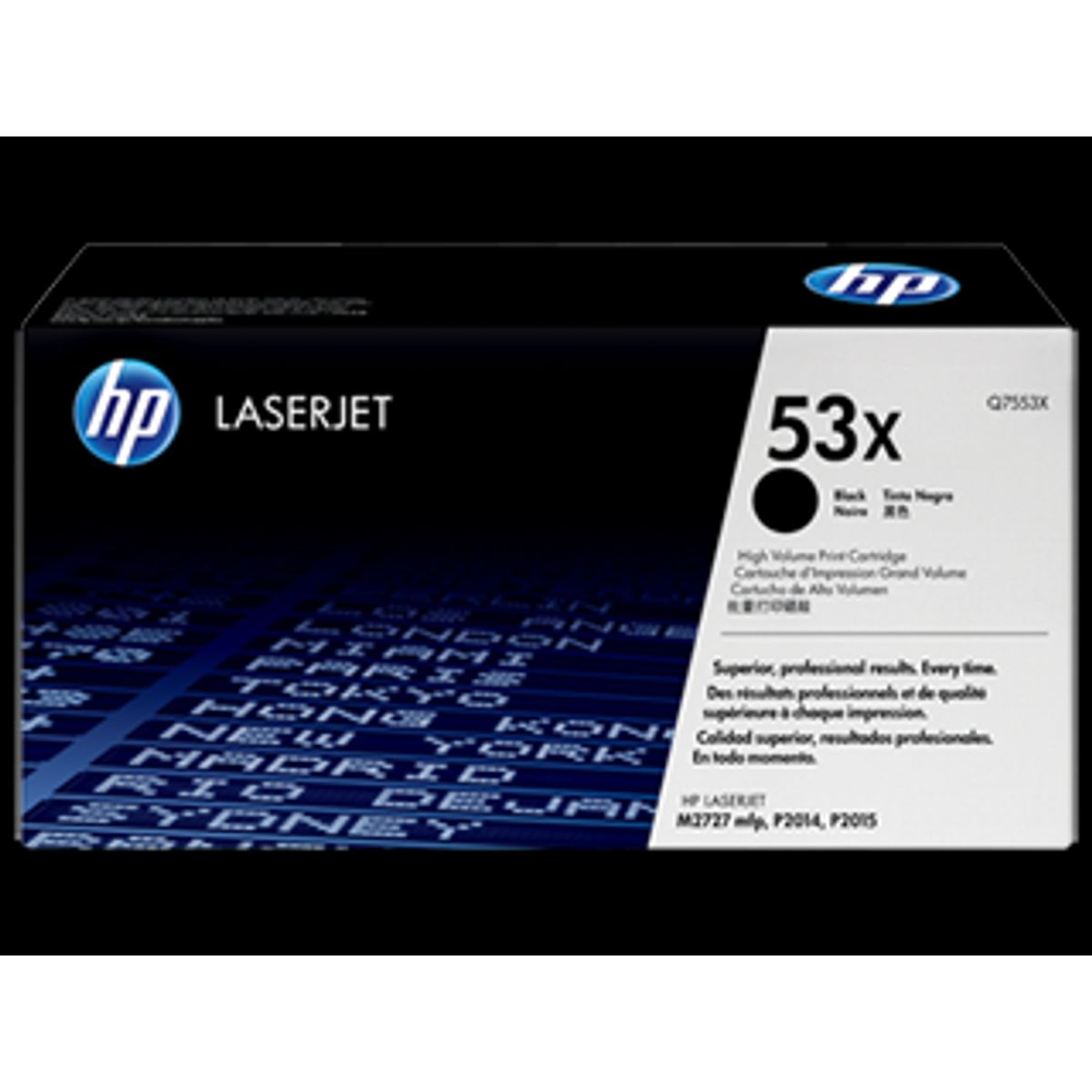 HP 53X - Q7553X Toner Original Sort 7000 sider