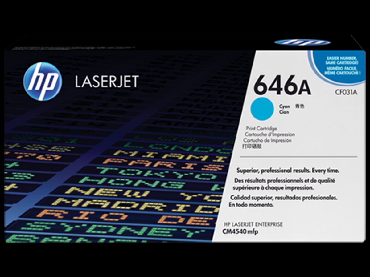 HP 646a Toner Cf031a Cyan