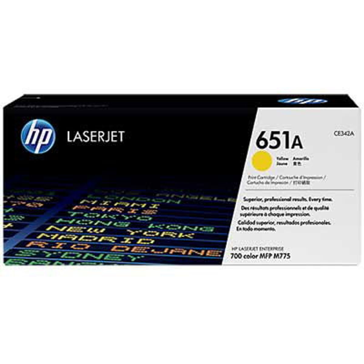 HP 651A CE342A Gul Lasertoner, 16.000 sider