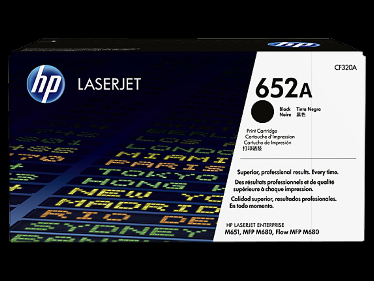 HP 652a Toner Cf320a Sort