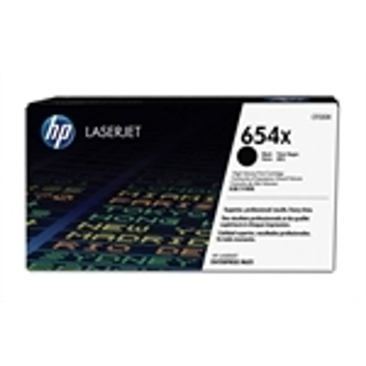 HP 654A Sort toner CF330X Original