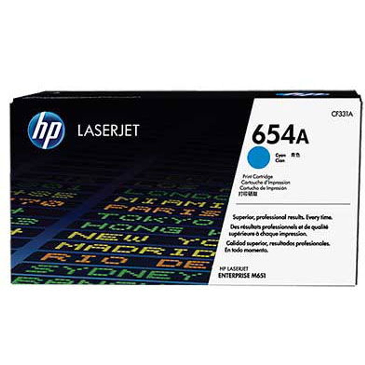 HP 654A toner cyan