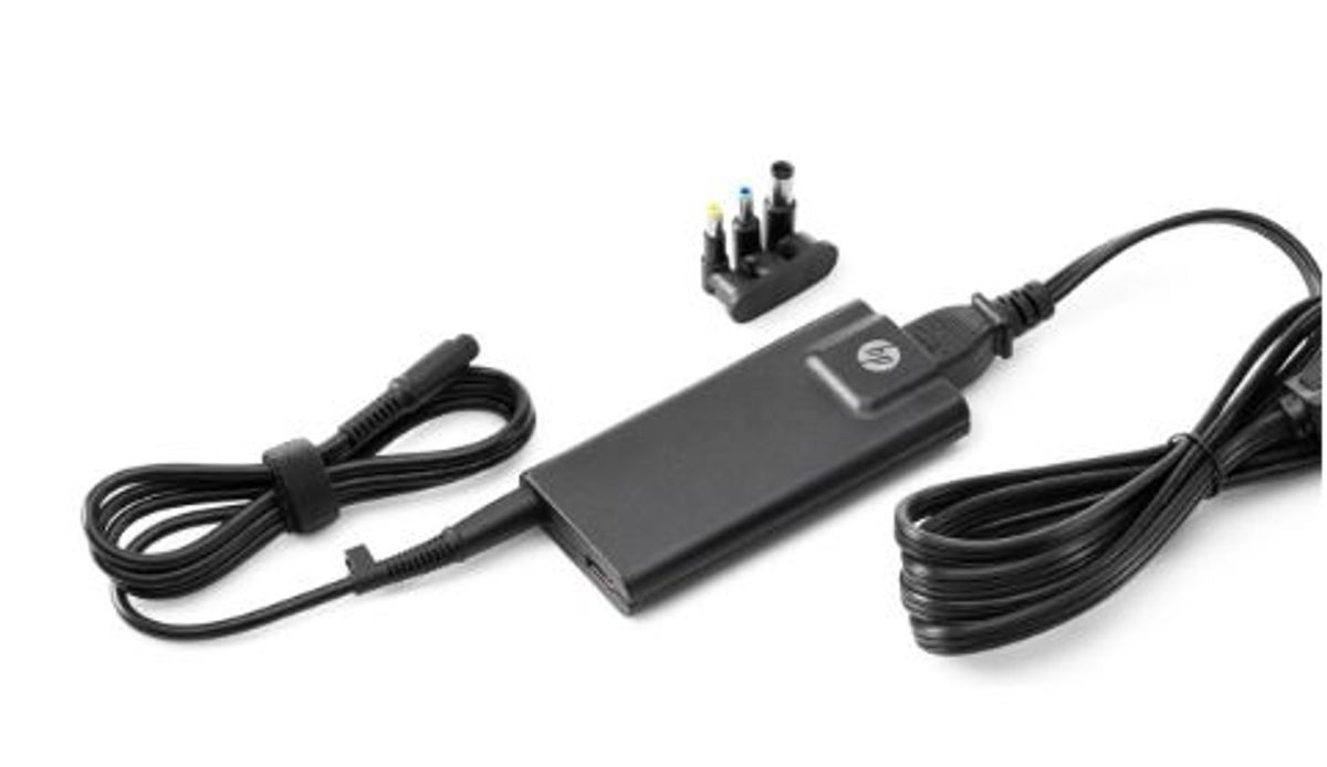 HP 65W slim AC adapter euro H6Y82AA