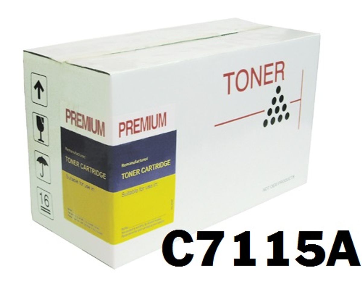 HP 7115A Sort 15A Lasertoner Kompatibel