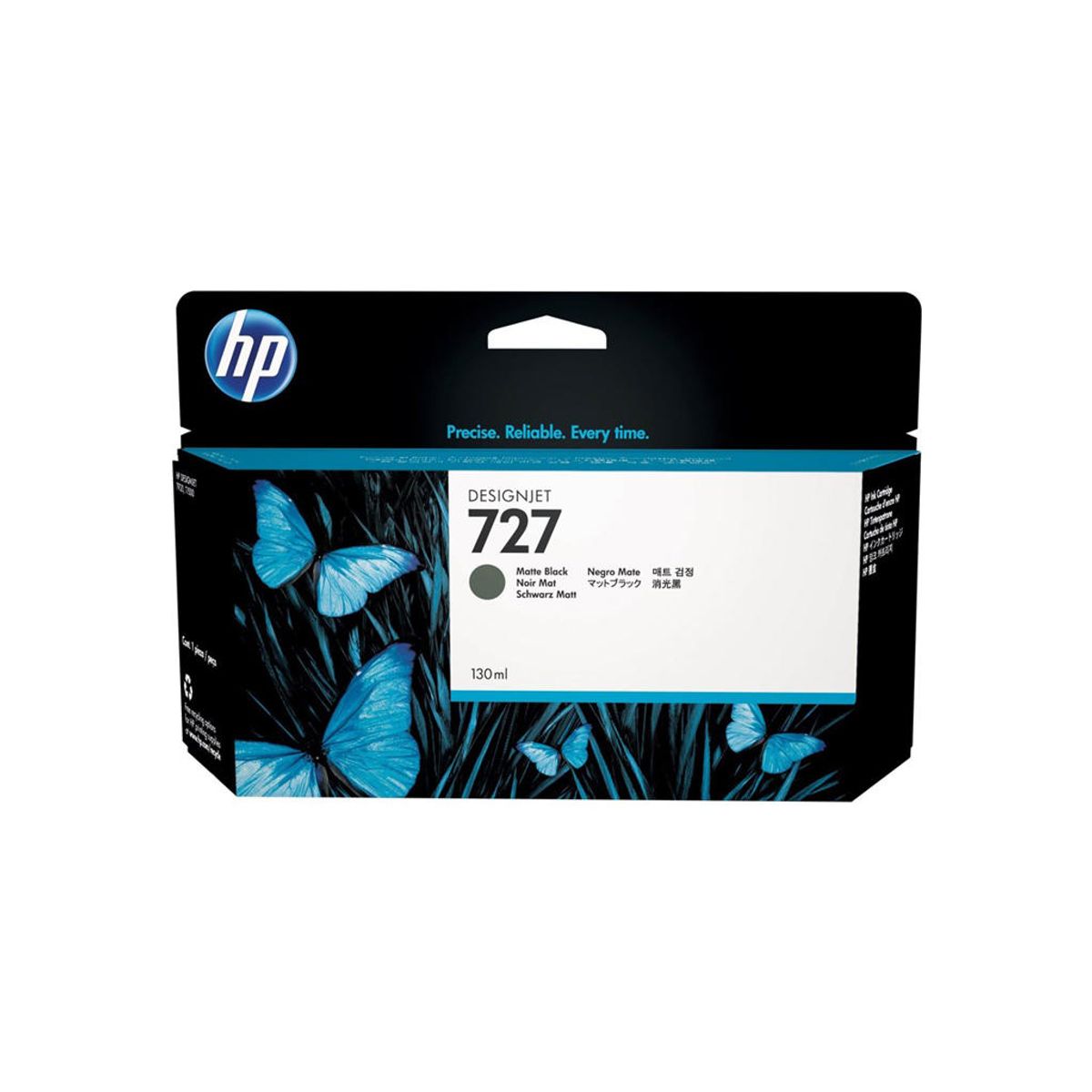 HP 727 Blæk mat Sort 130 ml.