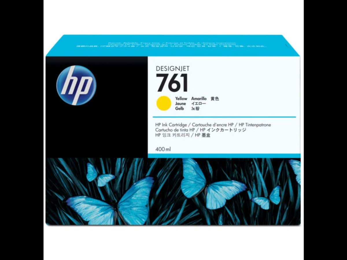 HP 761 Blæk gul 400 ml.