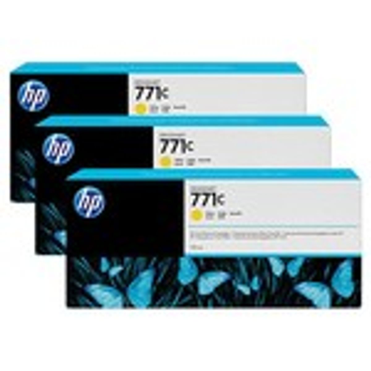 HP 771C Yellow toner 3 pak. Original