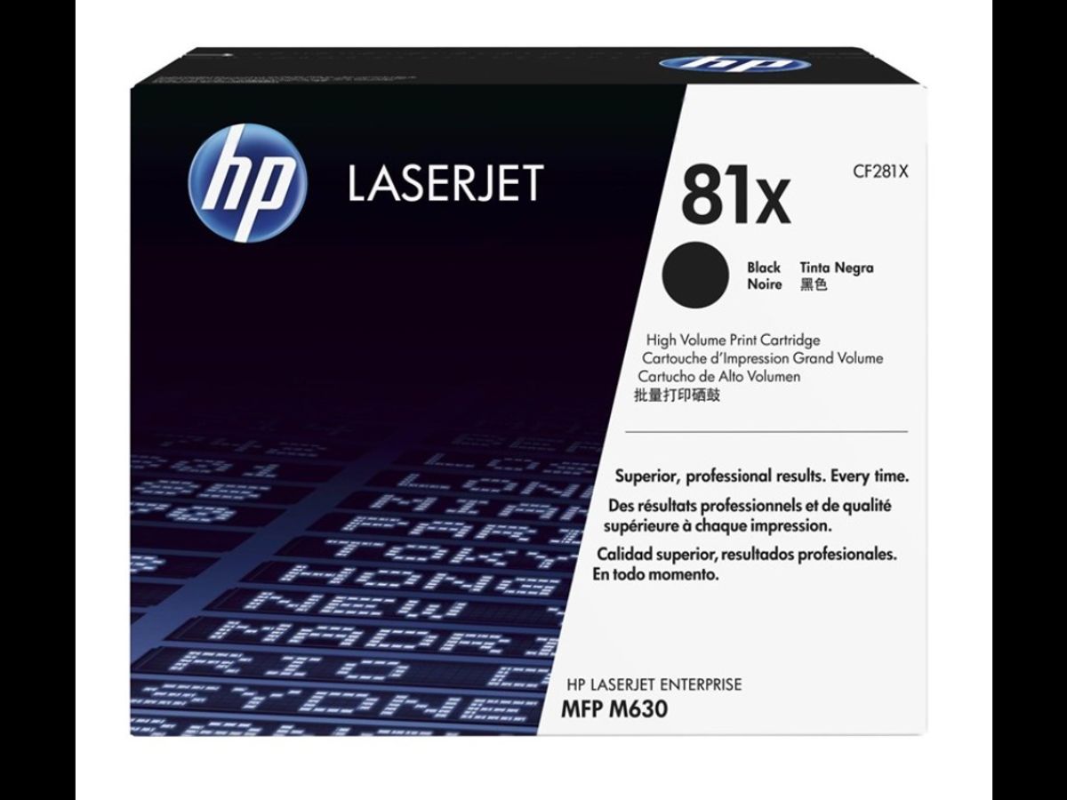 HP 81X Toner Cf281x Sort