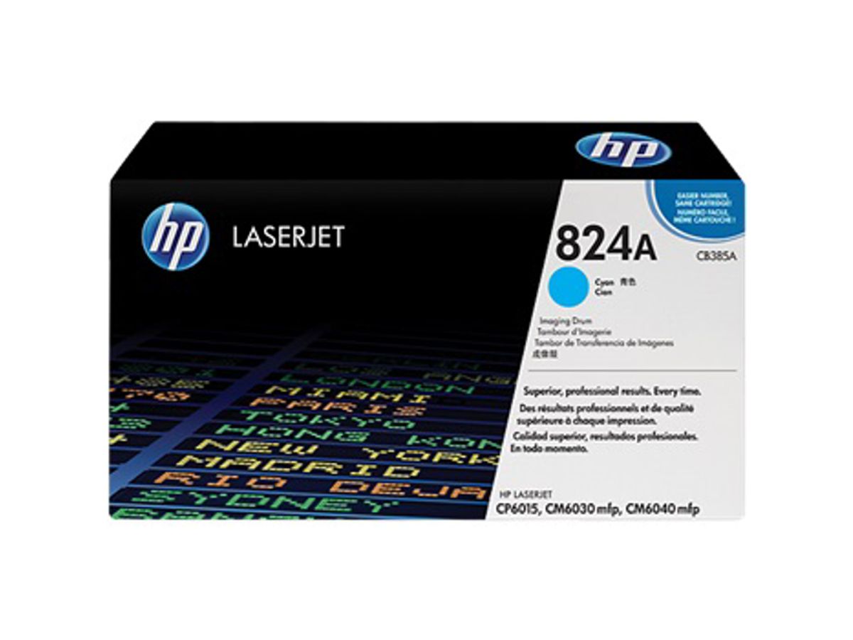 HP 824a Tromle Cb385a Cyan