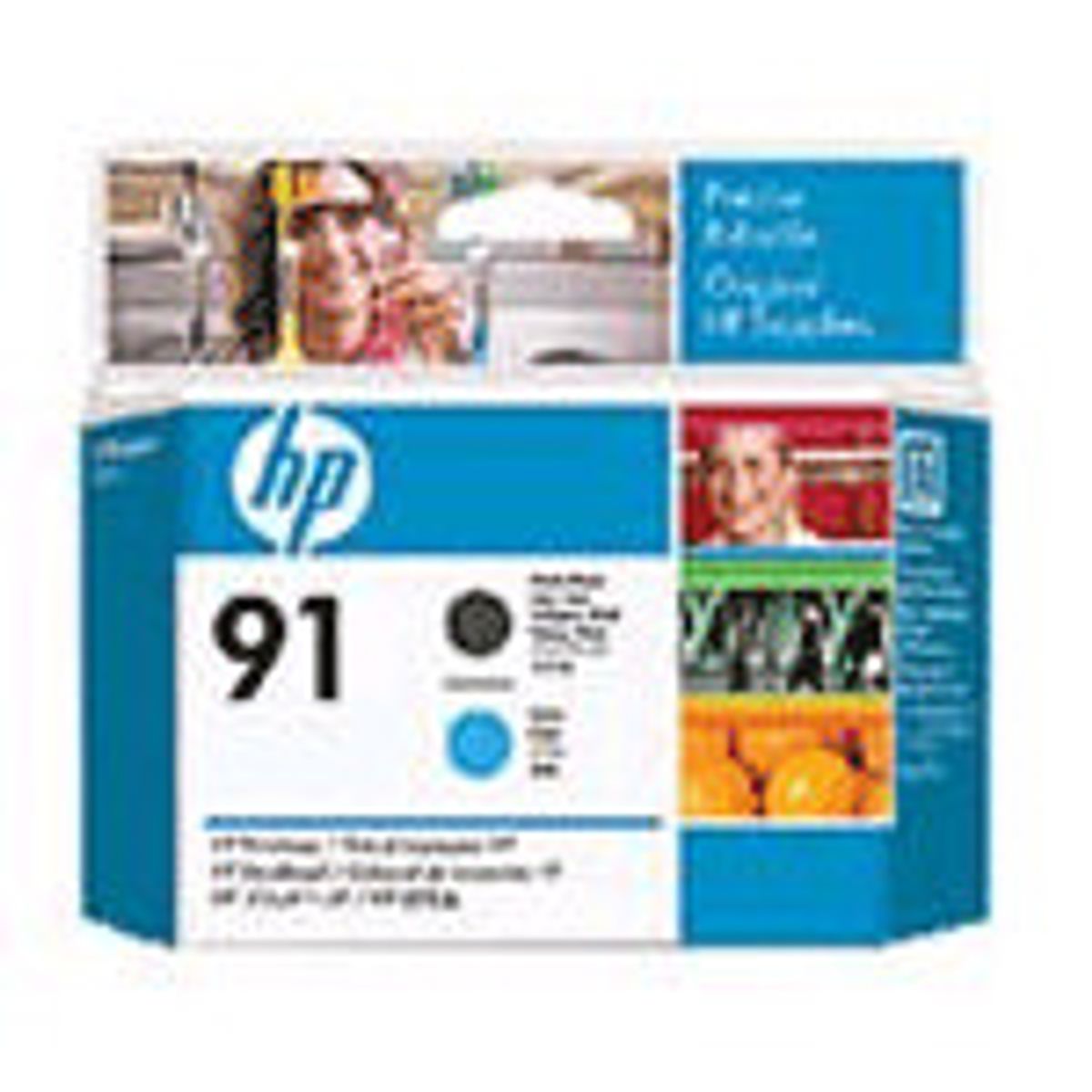 HP 91 Sort & Cyan Printhead Original