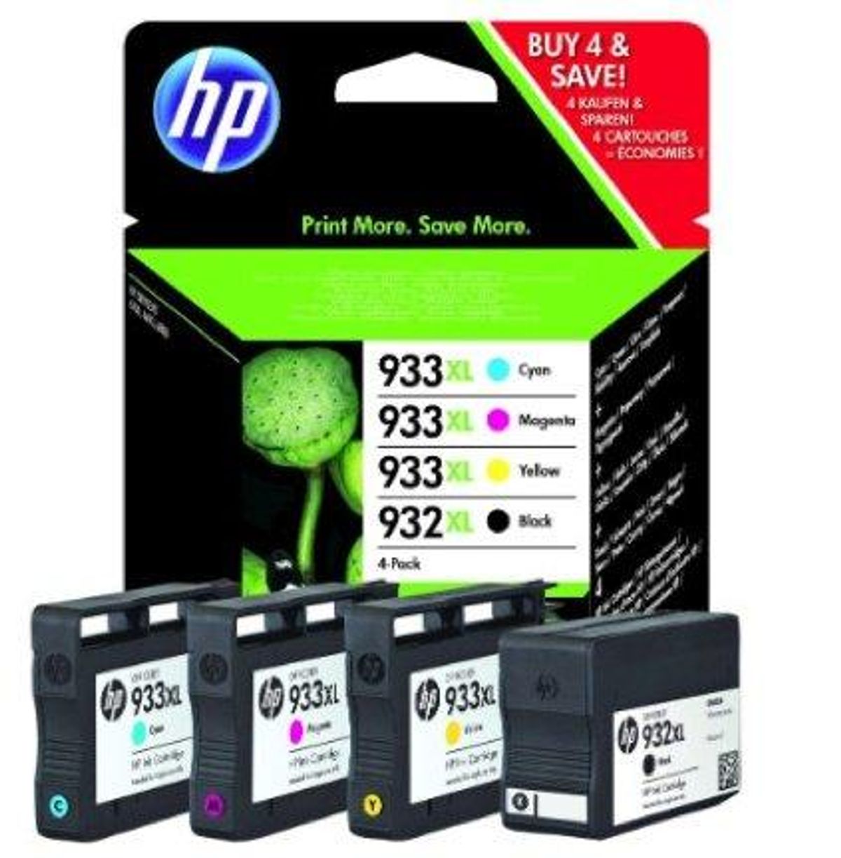 HP 932XL / 933XL blækpatroner Multi C2P42AE