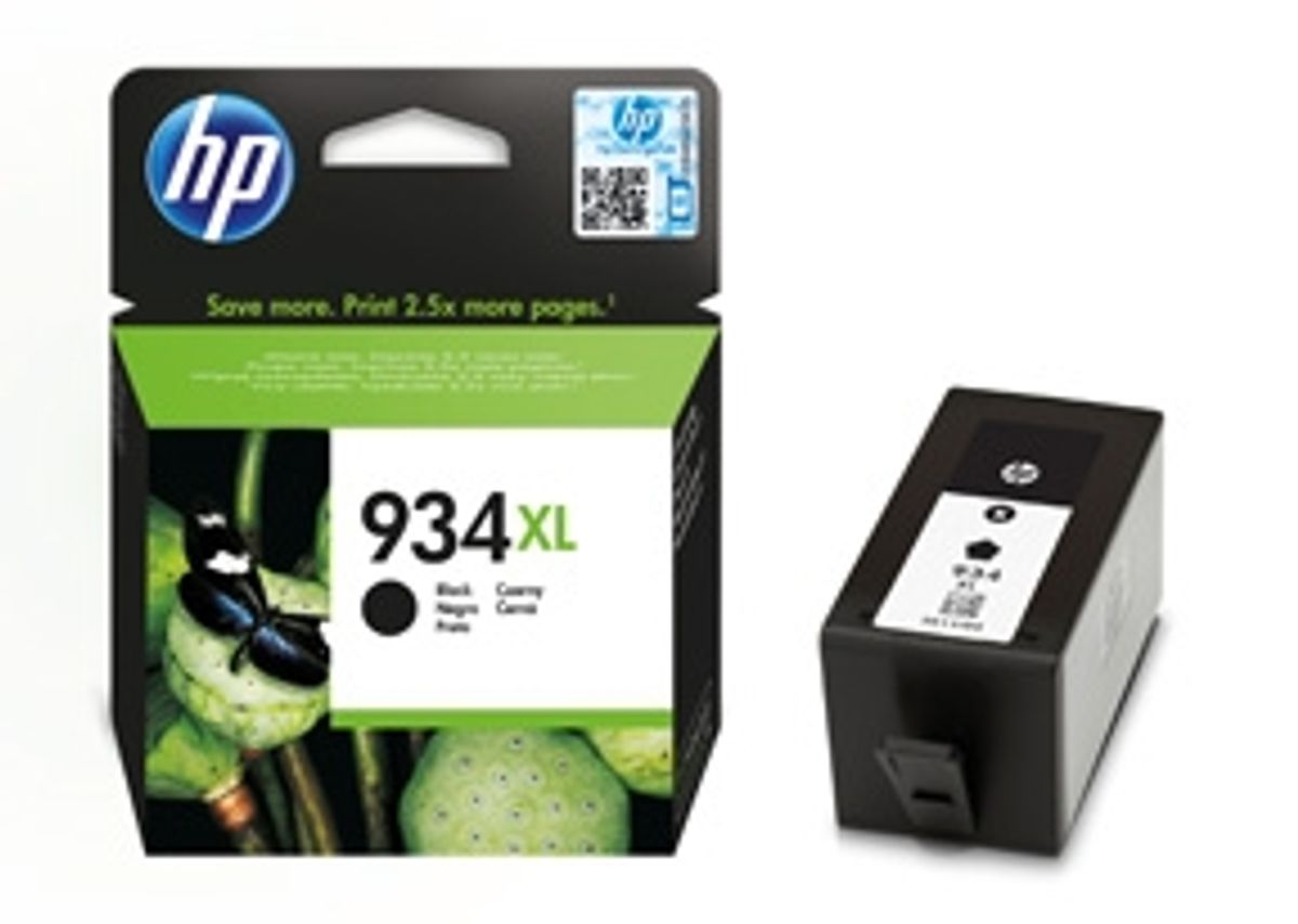 HP 934 XL BK - C2P23AE Original - Sort 20 ml