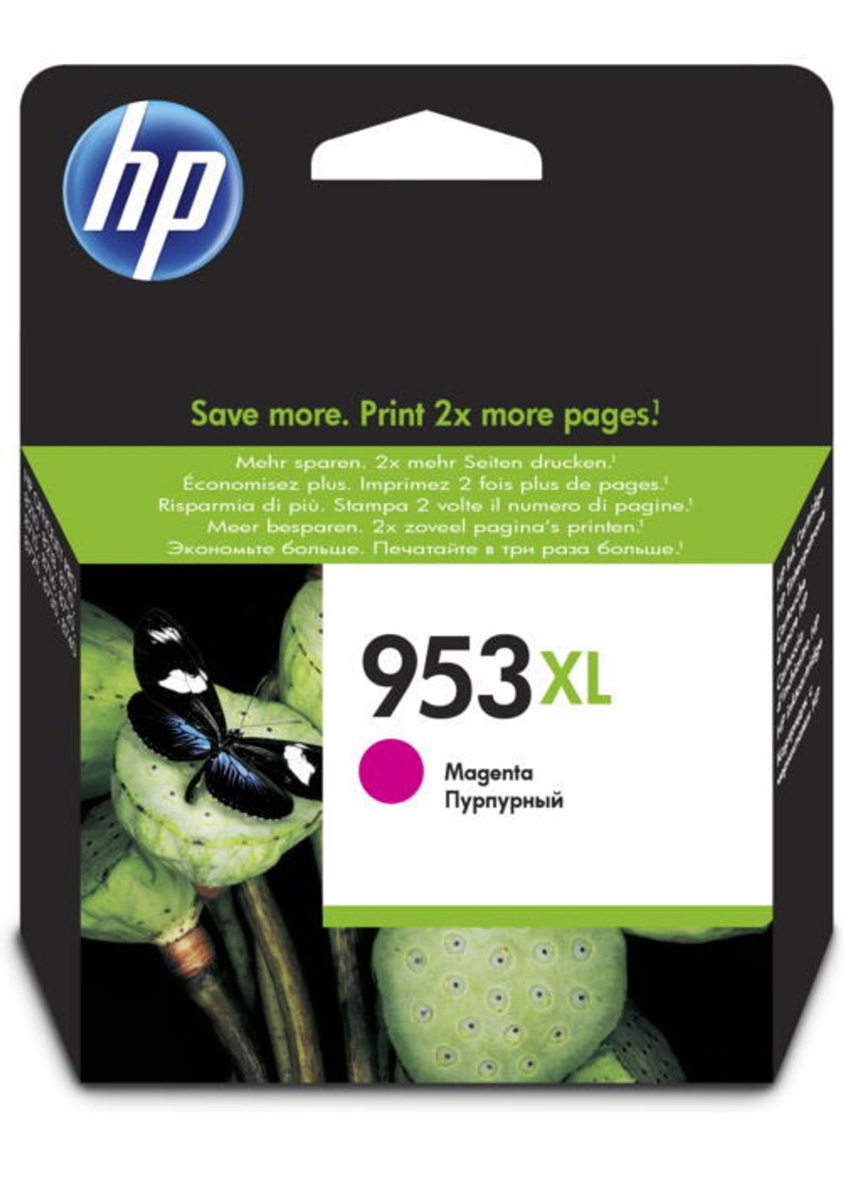 HP 953XL F6U17AE Magenta Blækpatron, 1.600 sider