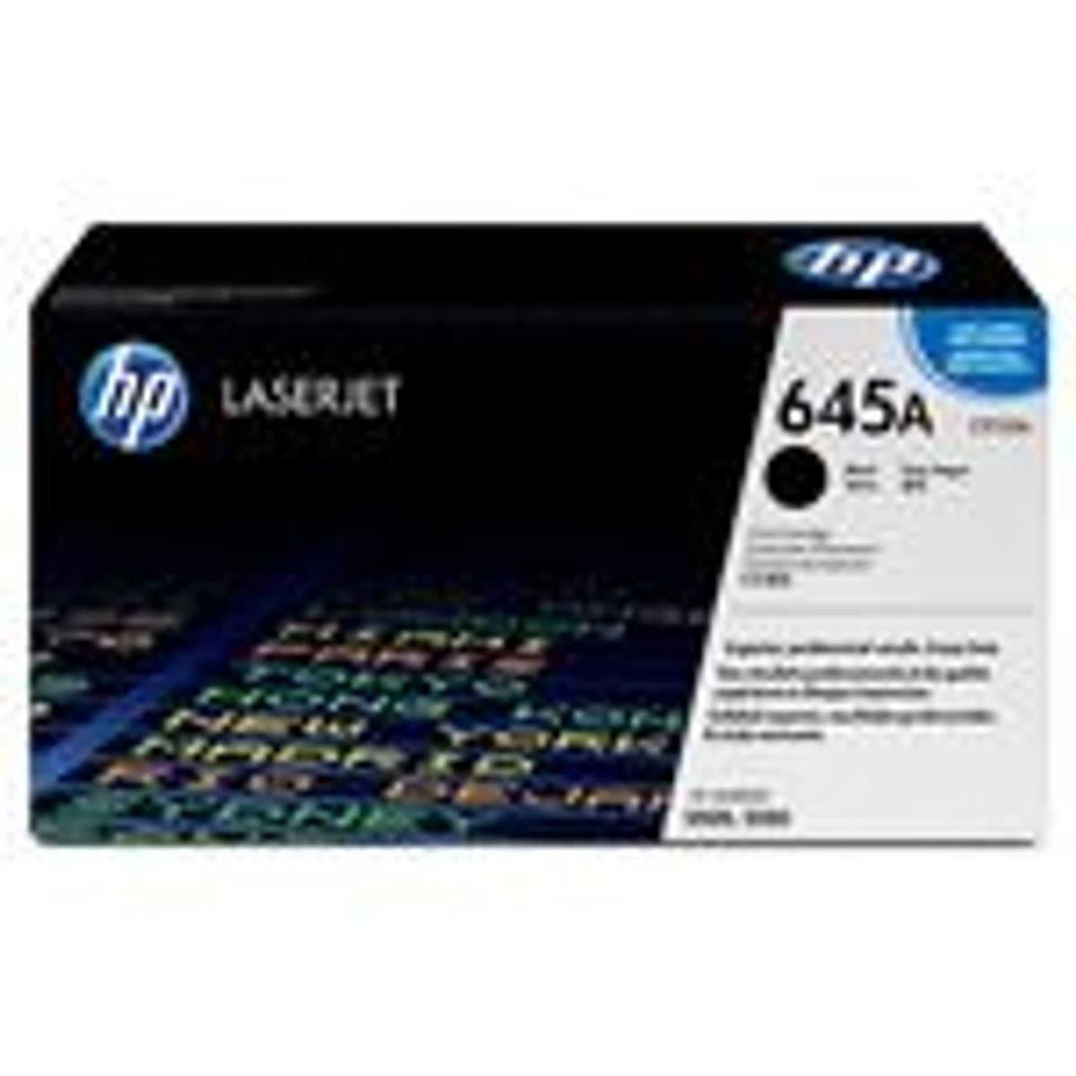 HP C9730A / 645A Sort Lasertoner Original