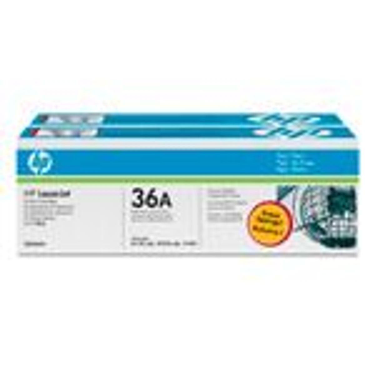 HP CB436AD Sort toner Twin Pakke Original