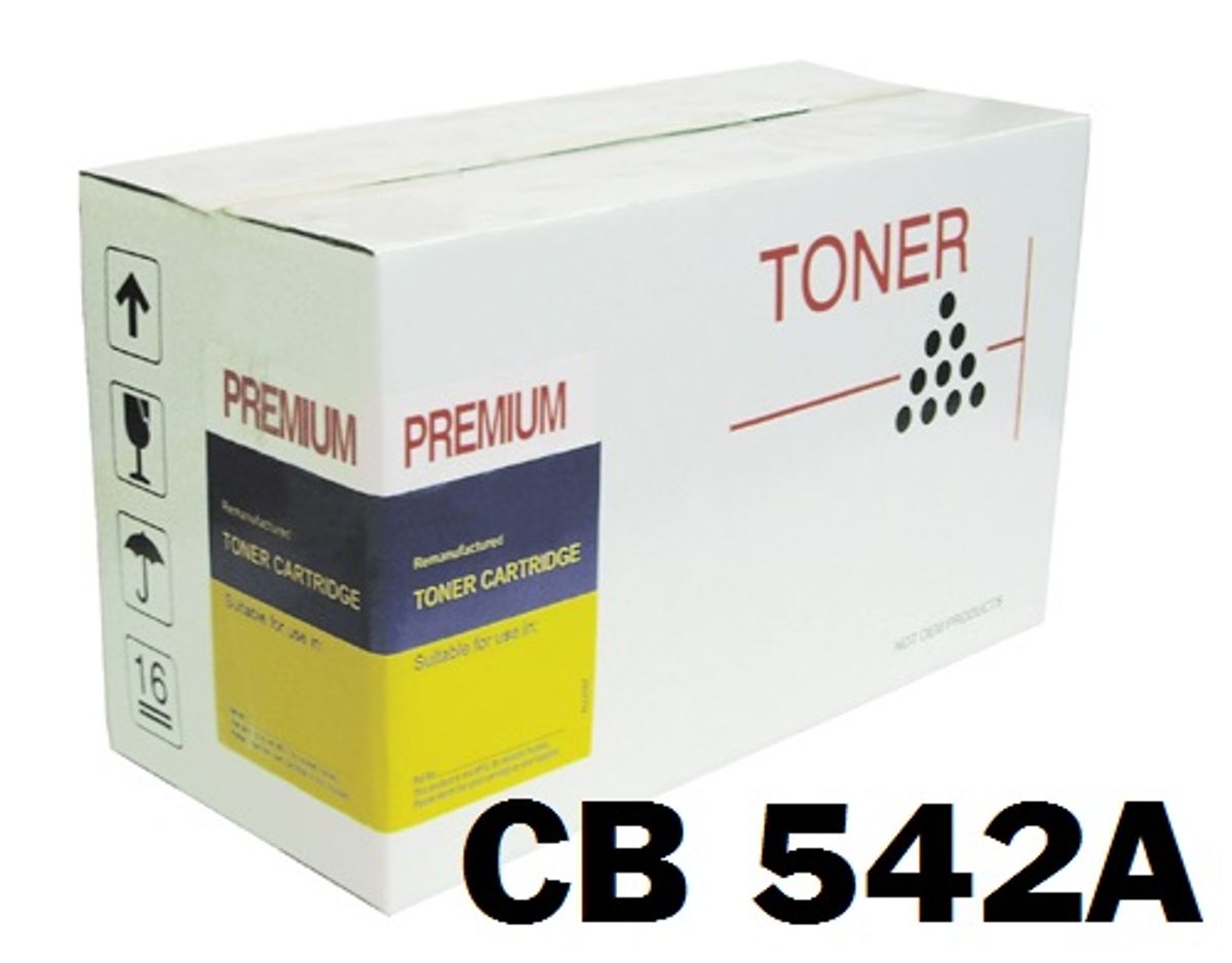 HP CB542A Gul Toner Kompatibel