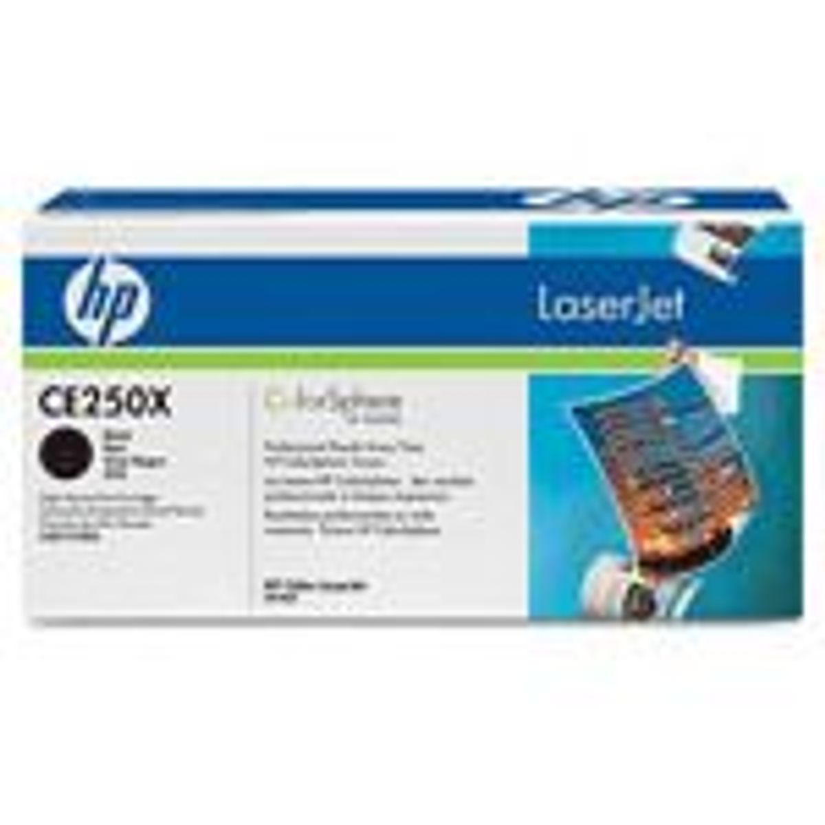 HP CE250X Sort Lasertoner Original