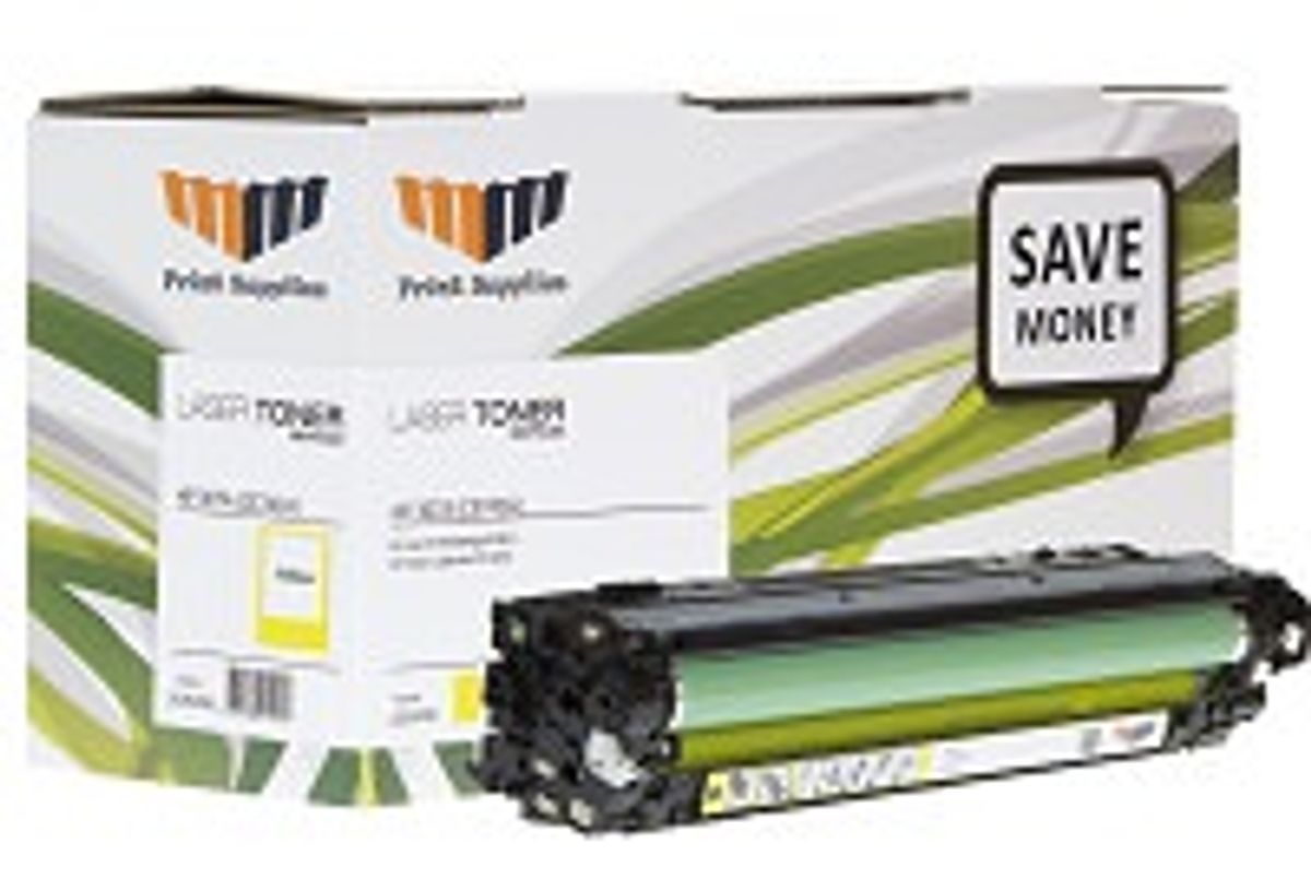 HP CE742A / 307A Gul Toner Kompatibel