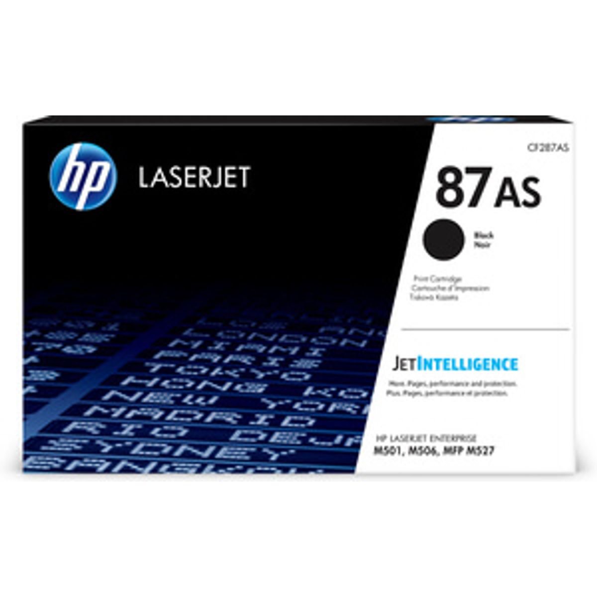 HP CF287AS / 87AS Sort Lasertoner Original