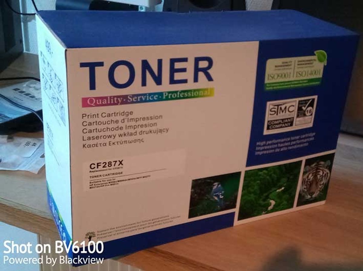 Hp CF287X / 87X sort toner Kompatibel 18.000 sider