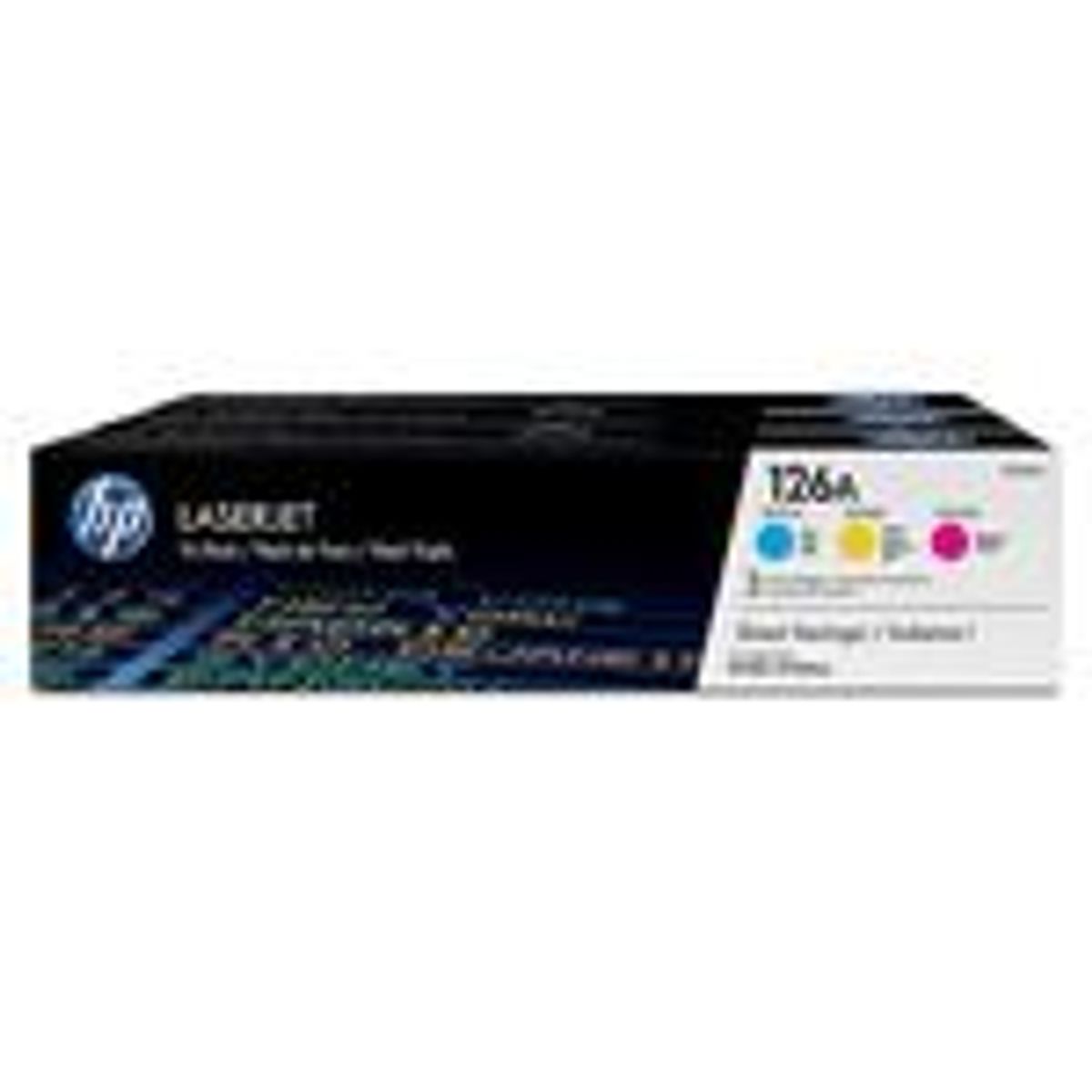 HP CF341A / 126A Cyan/Magenta/Gul Lasertoner Original