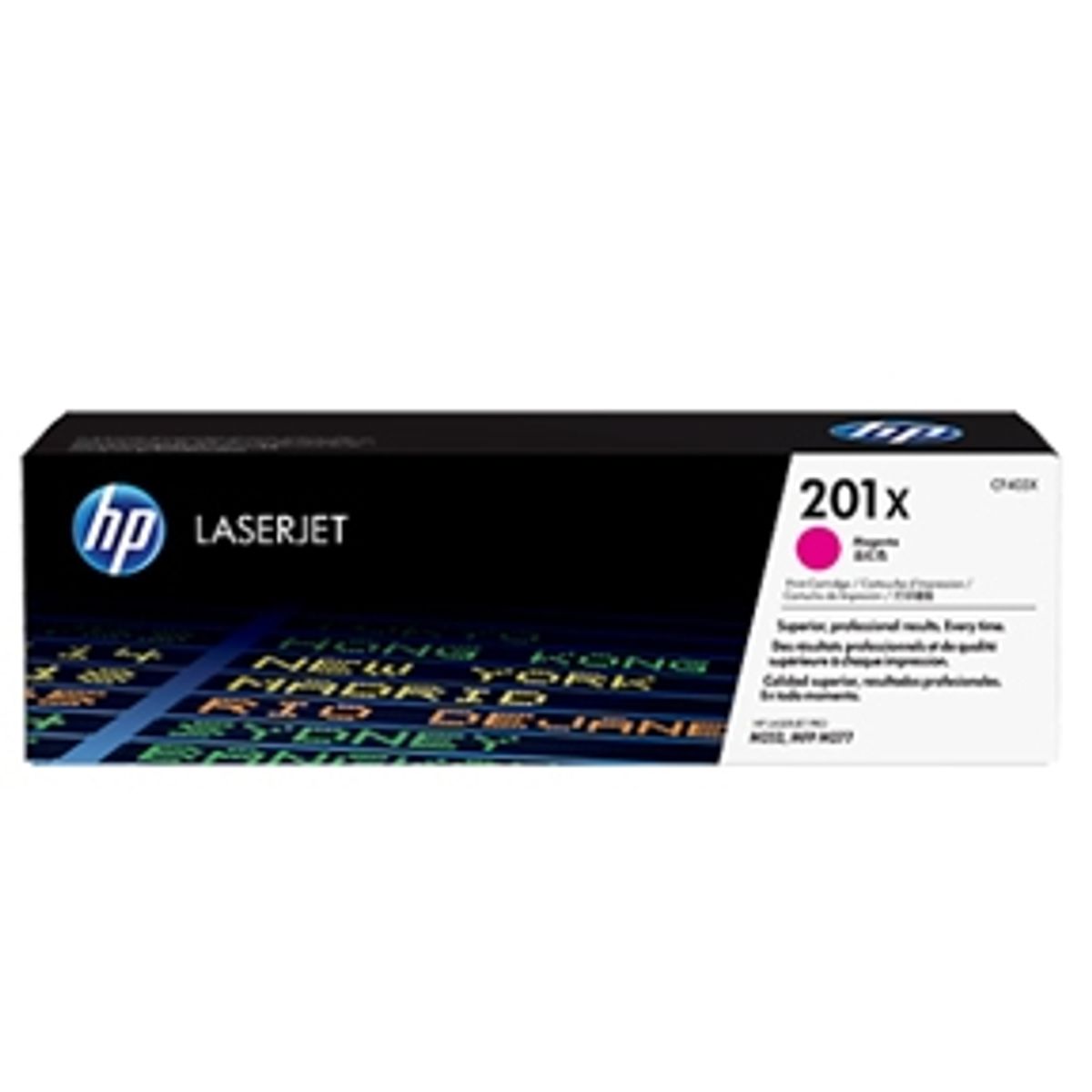 HP CF403X M (HP 201X) Lasertoner,magenta, Original 2300 print