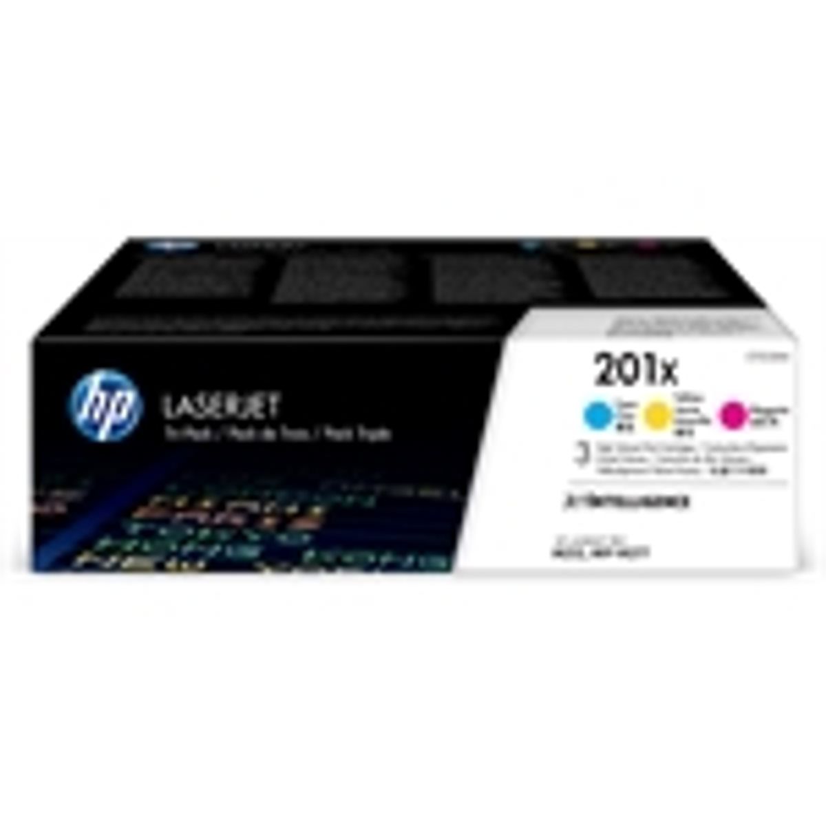 HP No.201X 3-pack CMY CF253XM Toner Original