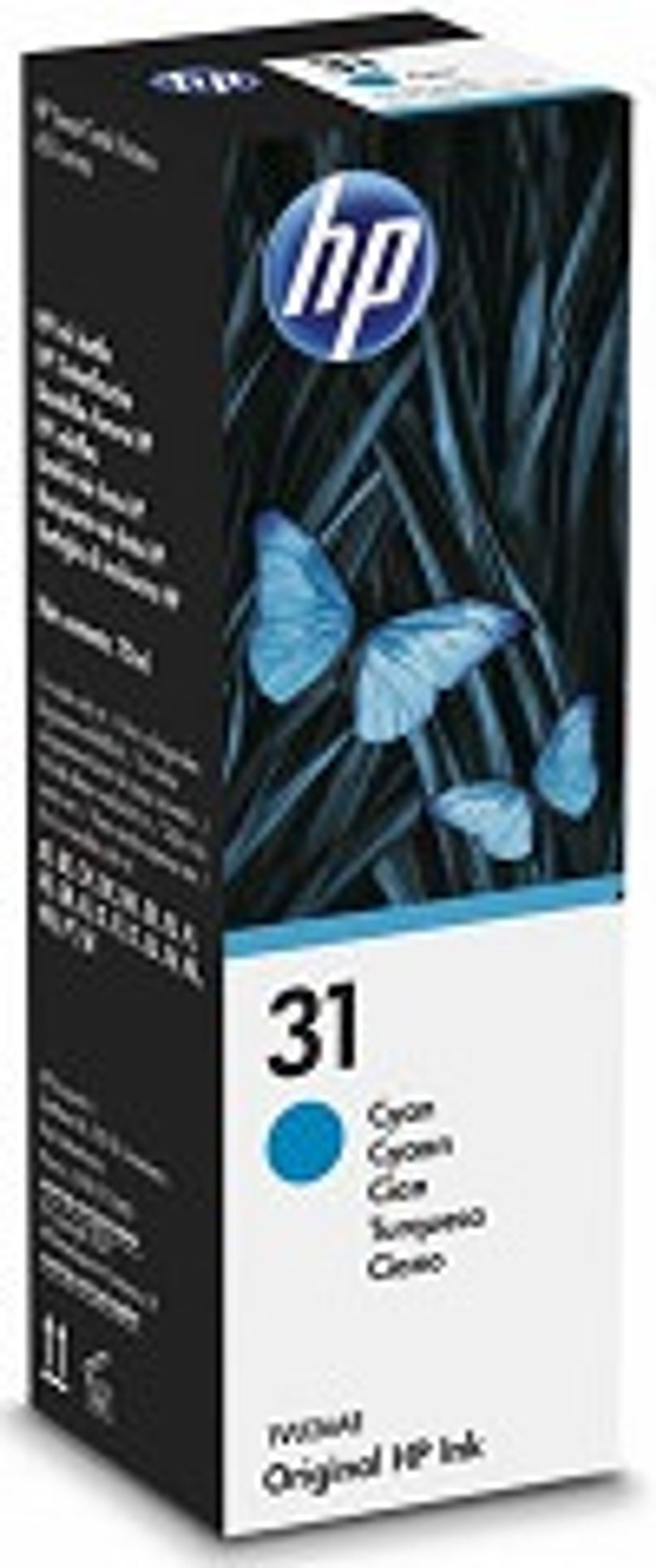 HP No.31 Cyan Inkjet Bottle Original